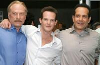 Ted Levine, Jason Gray-Stanford and Tony Shalhoub at the 100th episode of "Monk."