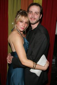 Ari Graynor and Bert V. Royal at the after party of the New York opening night of "Dog Sees God."