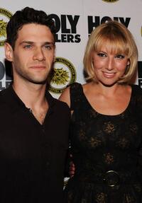 Justin Bartha and Ari Graynor at the New York premiere of "Holy Rollers."