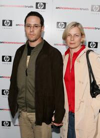 Rob Morrow and wife Debbon Ayer at the Los Angeles premiere of "An Inconvenient Truth."