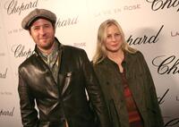 Rob Morrow and Debbon Ayer at the Chopard and Picturehouse's celebration of Oscar nominee Marion Cotillard.