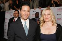 Rob Morrow and Debbon Ayer at the 33rd Annual People's Choice Awards.