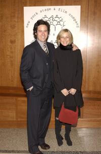 Rob Morrow and his wife Debbon Ayer at the New York Stage and Film Benefit Gala.