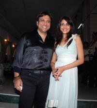 Govinda and Gelenia at the party for the film "Life Partner."