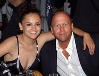 Rachel Leigh Cook and Gavin Grazer at the party of "Scorched" during the 55th Cannes Film Festival.