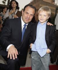Rod Lurie and Dakota Goyo at the Los Angeles premiere of "Resurrecting The Champ."