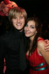 Lucas Grabeel and Emily Morris at the after party of 2006 Creative Arts Awards.