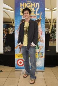 Lucas Grabeel at the promotional tour of "High School Musical."