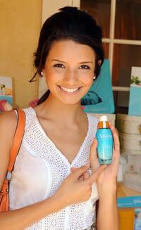 Alice Greczyn at the DPA Garden Party Gift Suite.