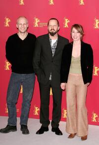 Troels Lyby, Director Jacob Thuesen and Sofie Grabol at the photocall of "Anklaget" during the 55th Annual Berlinale International Film Festival.