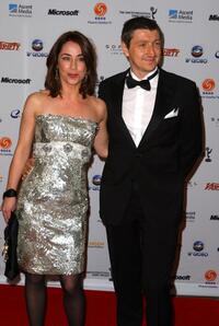 Sofie Grabol and Nicolaj Kopernikus at the 36th Annual International Emmy Awards.