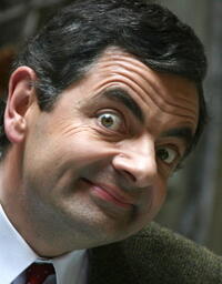 Rowan Atkinson at a photocall in France for "Mr. Bean's Holiday."