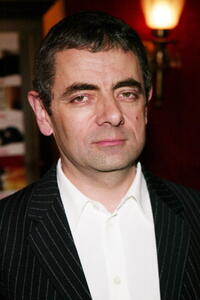 Rowan Atkinson at the N.Y. premiere of "Love Actually."
