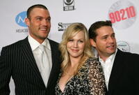 Brian Austin Green, Jennie Garth and Jason Priestley at the "Beverly Hills, 90210 The Complete First Season" DVD Party.