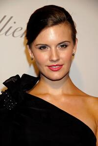 Maggie Grace at the Monique Lhuillier Salon opening.