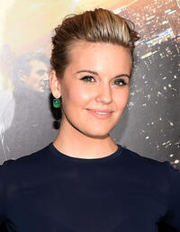 Maggie Grace at the New York screening of "Taken 3."
