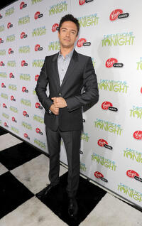 Topher Grace at the California premiere of "Take Me Home Tonight."