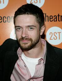 Topher Grace at the opening of "Privilege".