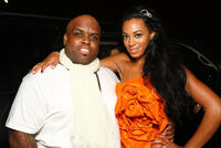 Cee Lo Green and recording artist Solange Knowles at the recording artist Solange Knowles' birthday party in California.