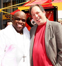 Cee Lo Green and composer Hans Zimmer at the California premiere of "Kung Fu Panda."