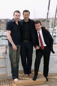 Cal Macaninch, Rupert Graves and John Sessions at the photocall of "Rag Tale."