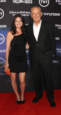 Melissa Krame and Bruce Gray at the California premiere of "Falling Skies."