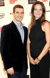 Nick Reynolds and Enid Graham at the Saks Fifth Avenue in New York.
