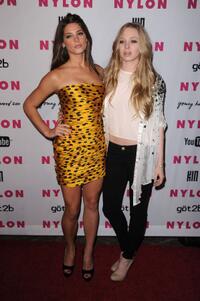 Ashley Greene and Portia Doubleday at the NYLON & YouTube Young Hollywood party.
