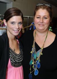 Ashley Greene and Nathalie DuBois at the DPA Golden Globes Gift Suite.