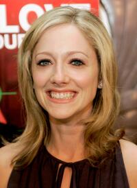 Judy Greer at the premiere of "I Love Your Work."