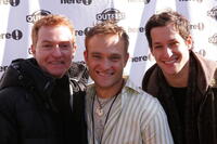 William Hurley, Chad Allan and Jeremy Glazer at the 11th Annual Outfest's Queer Brunch presented By Here! Networks.