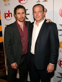 Sam Rockwell and Clark Gregg at the 2008 CineVegas Film Festival honoree awards ceremony and reception.