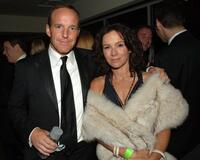 Clark Gregg and his wife Jennifer Grey at the HBOs Post Golden Globe After Party.