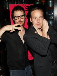 Sam Rockwell and director Clark Gregg at the after party of "Choke."