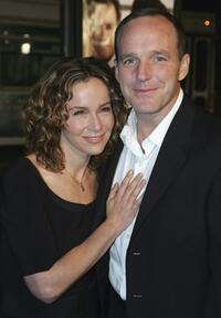 Jennifer Grey and Clark Gregg at the world premiere of "In Good Company."