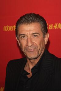 Ezio Greggio at the Roberto Cavalli at H&M collection launch party.