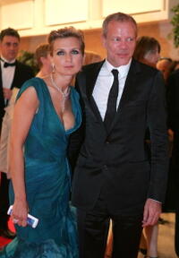 Pascal Greggory and Melita Toscan Du Plantier at the 57th International Cannes Film Festival opening ceremony dinner.