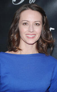 Amy Acker at the Broadway opening night of "Breakfast At Tiffany's."