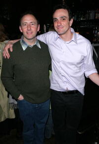 Arye Gross and Hank Azaria at the "Special Thanks To Roy London" screening after party during the Tribeca Film Festival.