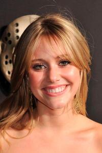 Julianna Guill at the premiere of "Friday the 13th."