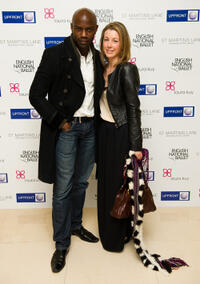 David Gyasi and Guest at the English National Ballet pre-performance party in London.