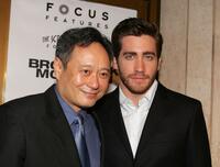 Ang Lee and Jake Gyllenhaal at the premiere of "Brokeback Mountain."