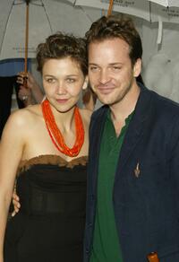 Maggie Gyllenhaal and Francisco Costa at the grand reopening of the New Museum.