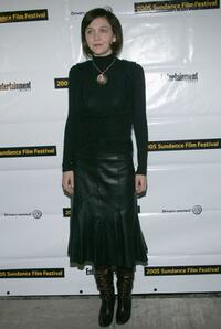 Maggie Gyllenhaal at the opening night of "Happy Endings" during the 2005 Sundance Film Festival.