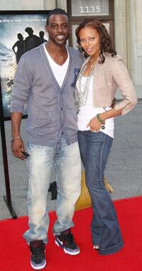 Lance Gross and Eva Marcille at the screening of "Brave New Voices."