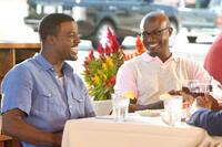 Lance Gross and Taye Diggs in "Our Family Wedding."