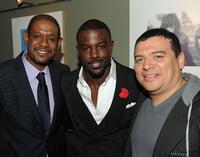 Forest Whitaker, Lance Gross and Carlos Mencia at the after party of the New York premiere of "Our Family Wedding."