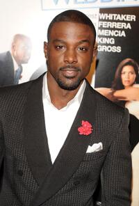 Lance Gross at the New York premiere of "Our Family Wedding."