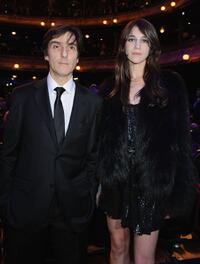 Yvan Attal and Charlotte Gainsbourg at the Cesar Film Awards.