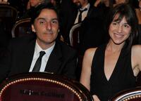 Yvan Attal and Charlotte Gainsbourg at the 35th Cesar Film Awards 2010.